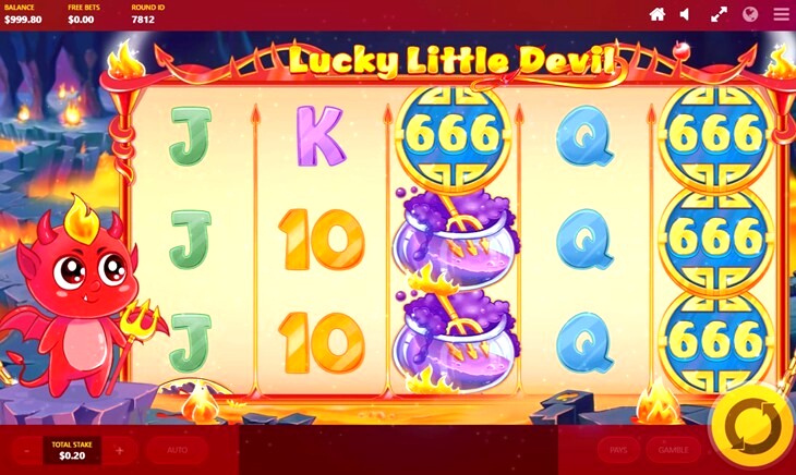 Скриншот слота Lucky Little Devil от Red Tiger Gaming