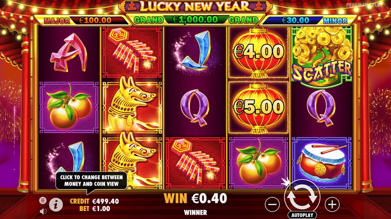 Скриншот слота Lucky New Year от Pragmatic Play