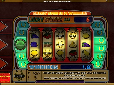 Скриншот слота Lucky Streak 1 от Endorphina