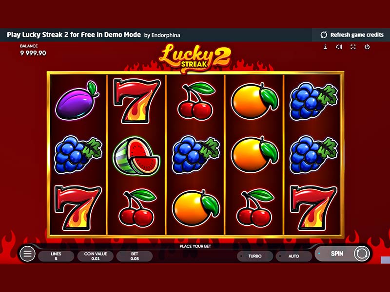 Скриншот слота Lucky Streak от Big Time Gaming