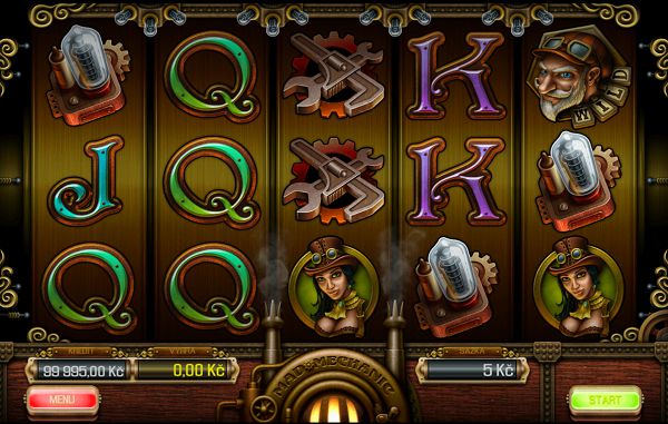 Скриншот слота Mad Mechanic Deluxe от Apollo Games
