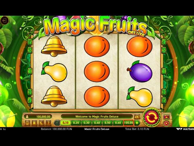 Скриншот слота Magic Fruits Deluxe от Wazdan