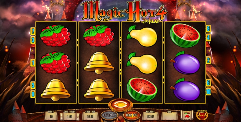 Скриншот слота Magic Hot 4 Deluxe от Wazdan