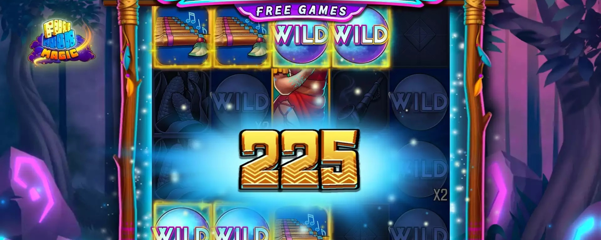 Скриншот слота Magic Moon Palace от Octavian Gaming