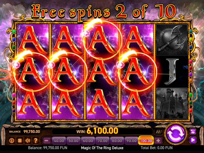 Скриншот слота Magic of the Ring Deluxe от Wazdan