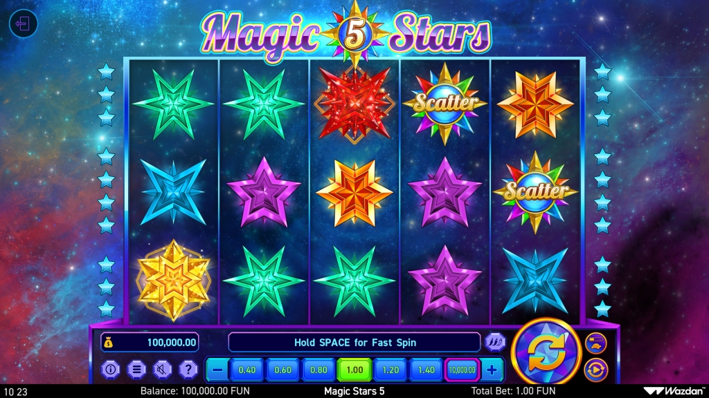 Скриншот слота Magic Stars 5 от Wazdan