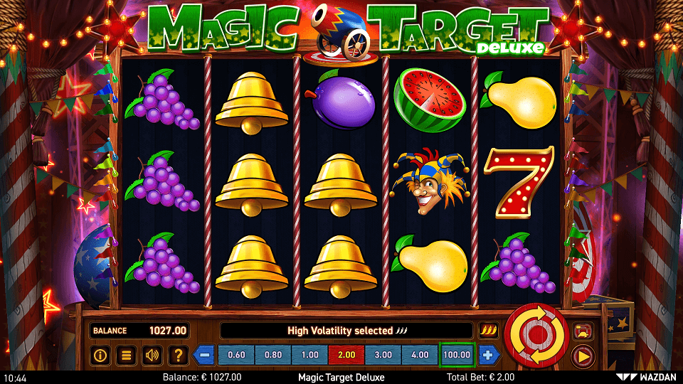 Скриншот слота Magic Target Deluxe от Wazdan