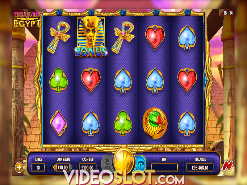 Скриншот слота Magic Treasures of Egypt от PopOK Gaming