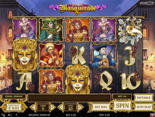 Скриншот слота Masquerade от Red Tiger Gaming