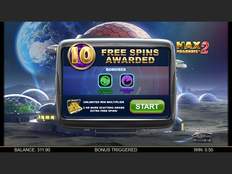 Скриншот слота Max Megaways 2 от Big Time Gaming