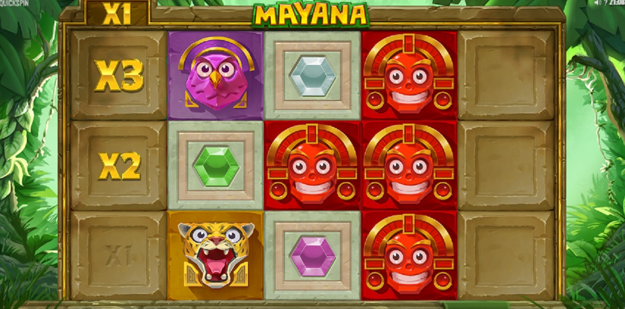 Скриншот слота Mayana от Quickspin