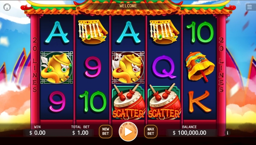 Скриншот слота Mazu от Aspect Gaming