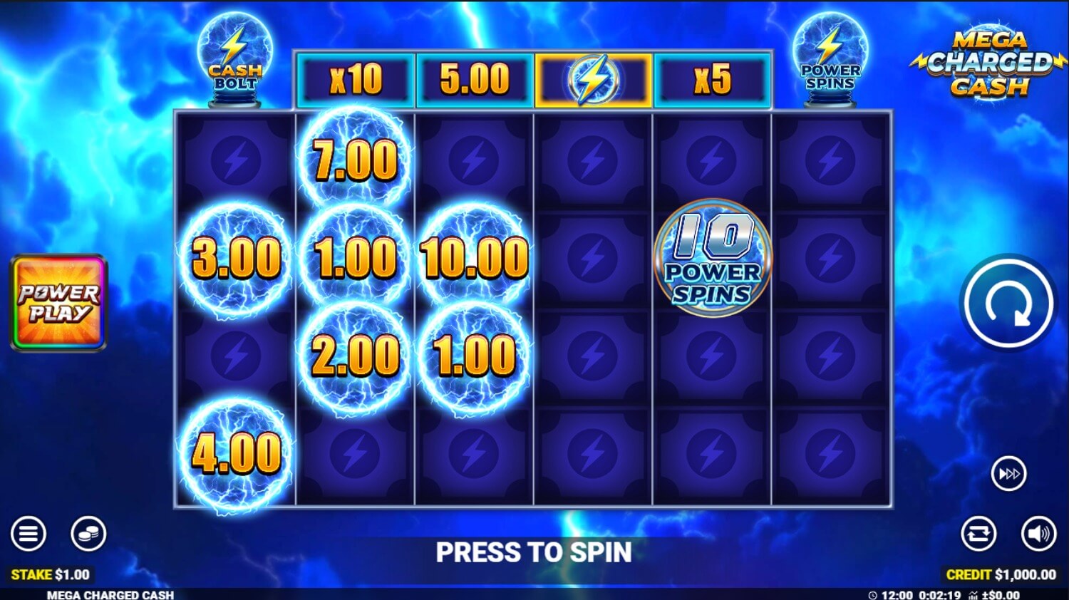 Скриншот слота Mega Power от AlteaGaming