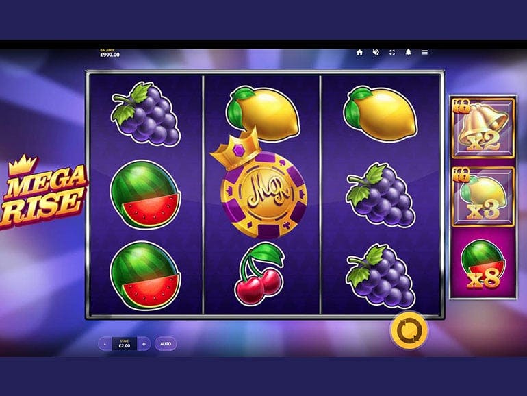 Скриншот слота Mega Rise от Red Tiger Gaming