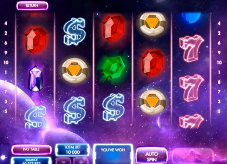 Скриншот слота Mega Stellar от Red Rake Gaming