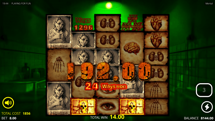 Скриншот слота Mental от Nolimit City