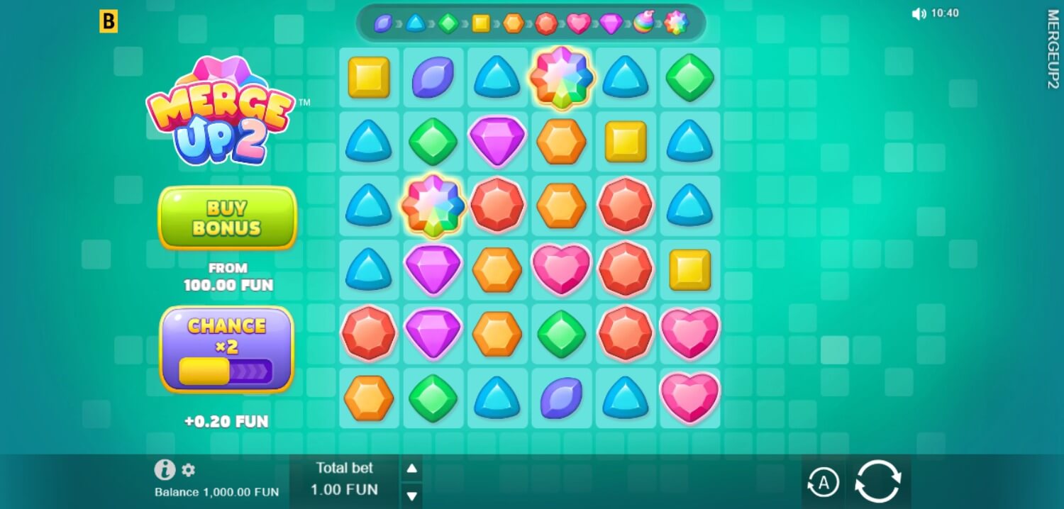 Скриншот слота Merge Up от BGaming