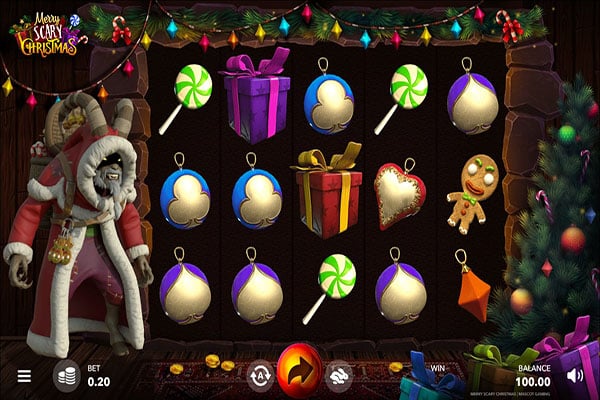 Скриншот слота Merry Scary Christmas от Mascot Gaming