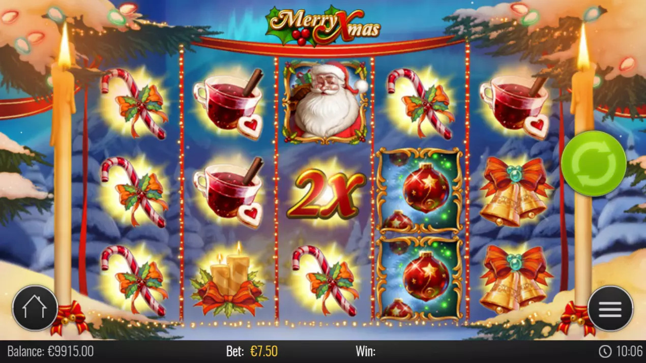 Скриншот слота Merry Christmas от Playson