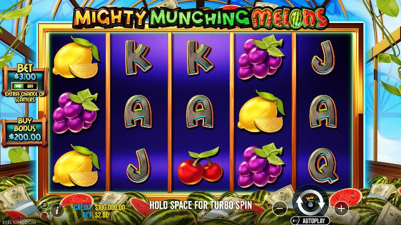 Скриншот слота Mighty Munching Melons от Pragmatic Play