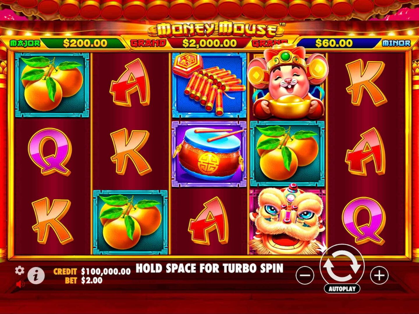 Скриншот слота Money Mouse от Pragmatic Play