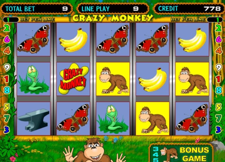 Скриншот слота Monkey от Igrosoft