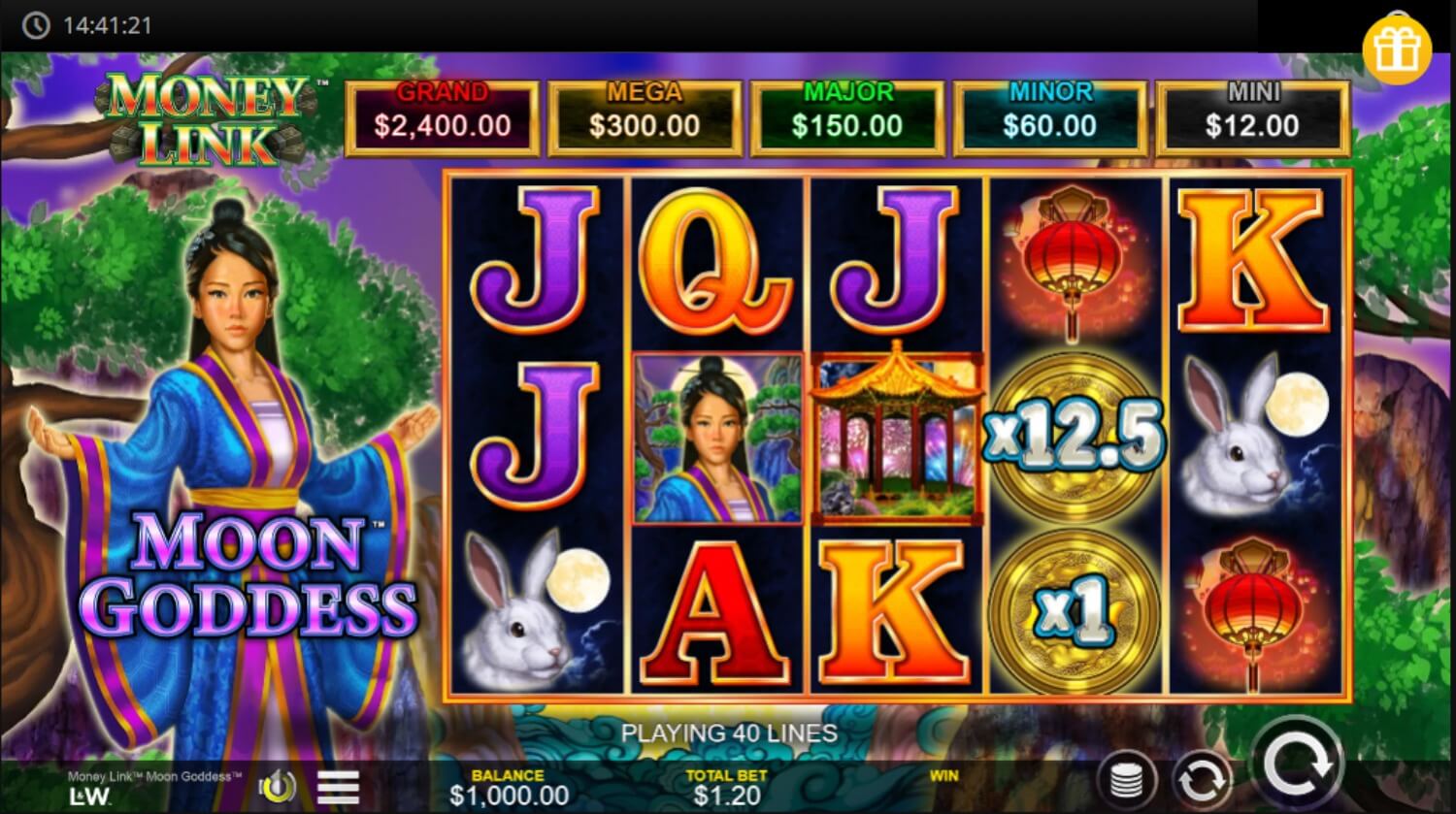 Скриншот слота Moon Goddess от KA Gaming