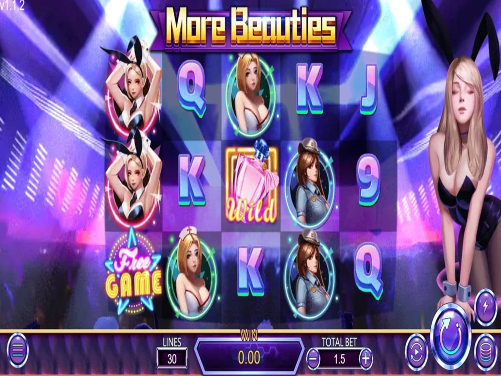 Скриншот слота More Beauties от Dragoon Soft