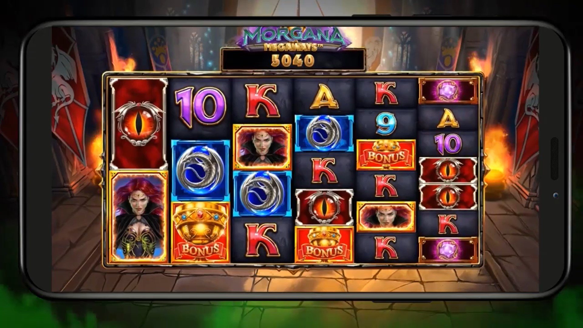 Скриншот слота Morgana Megaways от iSoftBet