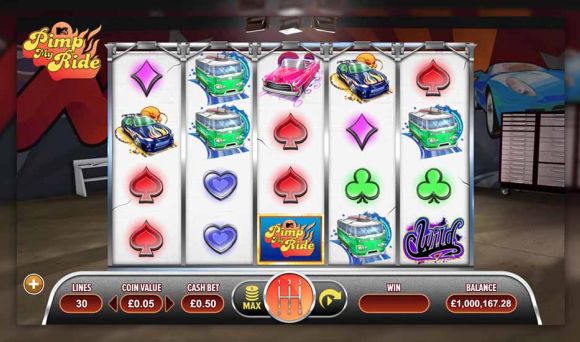 Скриншот слота MTV Pimp My Ride от NetGaming