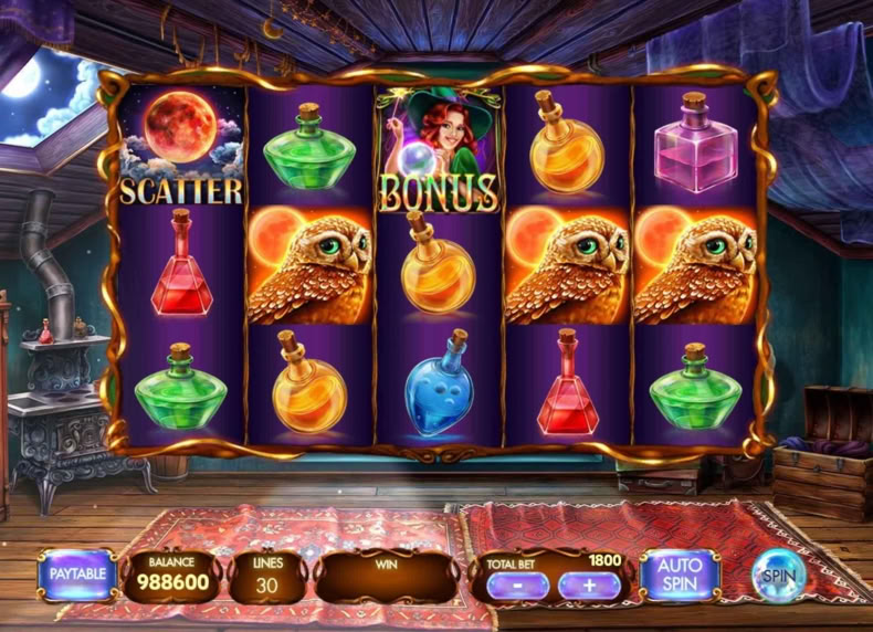 Скриншот слота Myrtle the Witch от Red Rake Gaming