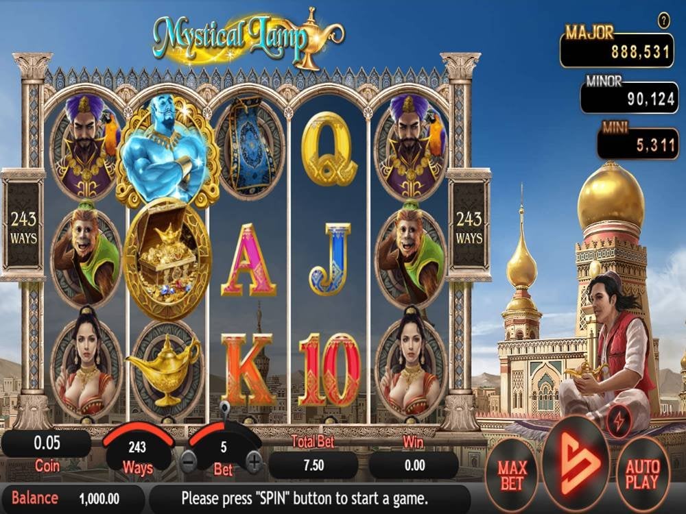 Скриншот слота Mystical Lamp от SimplePlay