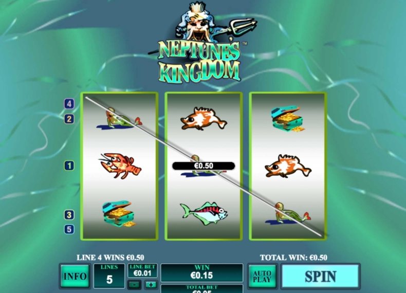 Скриншот слота Neptune’s Kingdom от Belatra