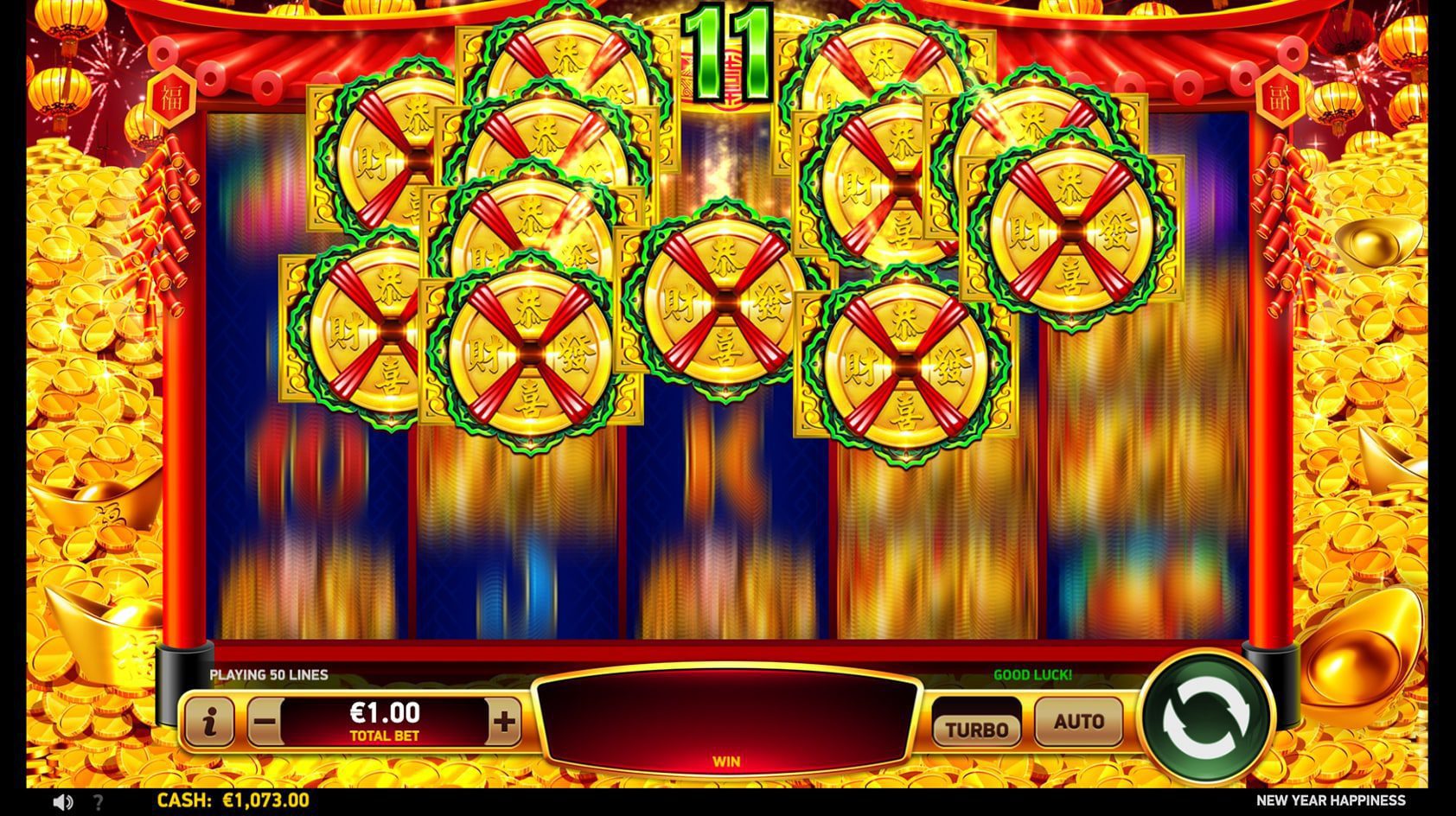 Скриншот слота New Year от JDB