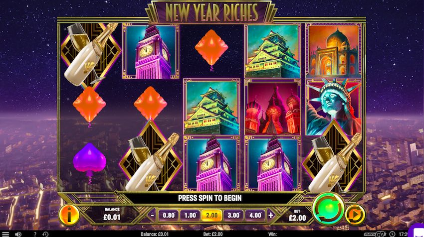 Скриншот слота New Year Riches от Play'n GO