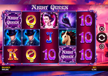 Скриншот слота “Night Queen от iSoftBet