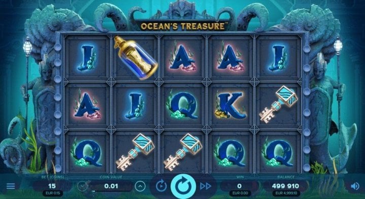 Скриншот слота Ocean’s Treasure от NetEnt