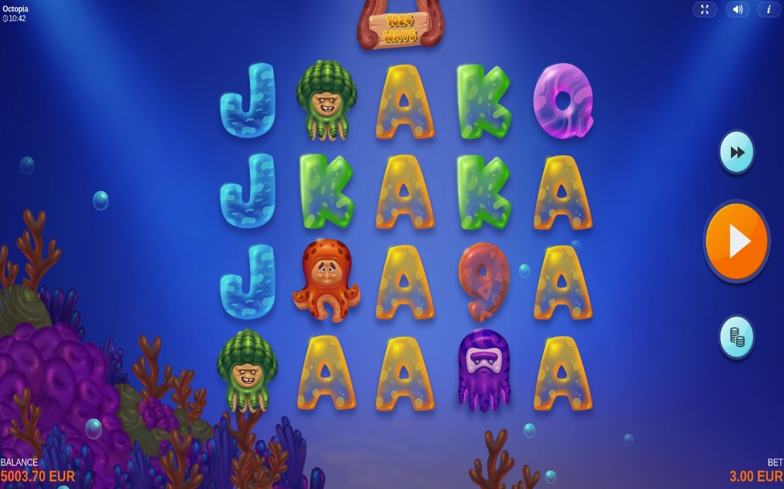 Скриншот слота Octopia от Betixon