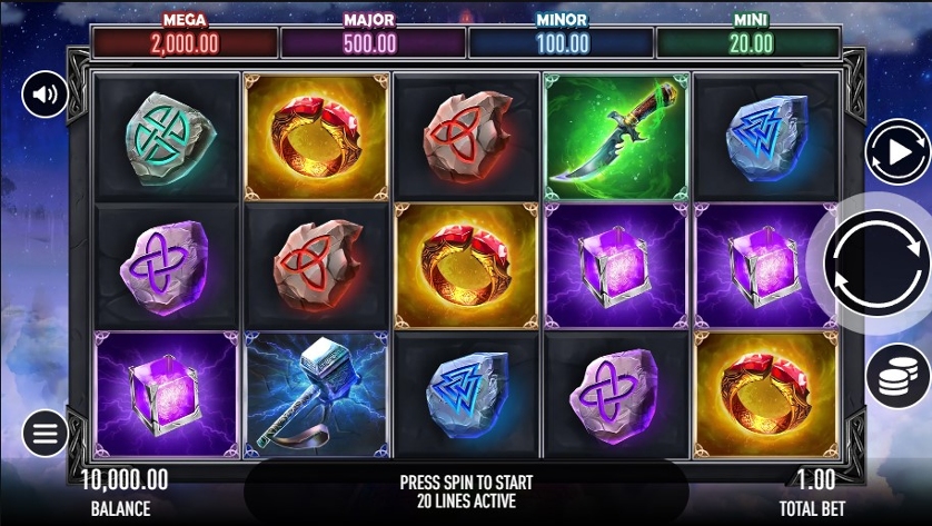 Скриншот слота Odin’s Tree от Gamebeat