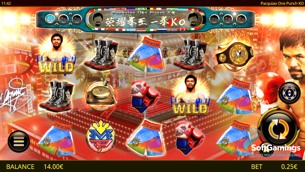 Скриншот слота Pacquiao One Punch Ko от Ganapati