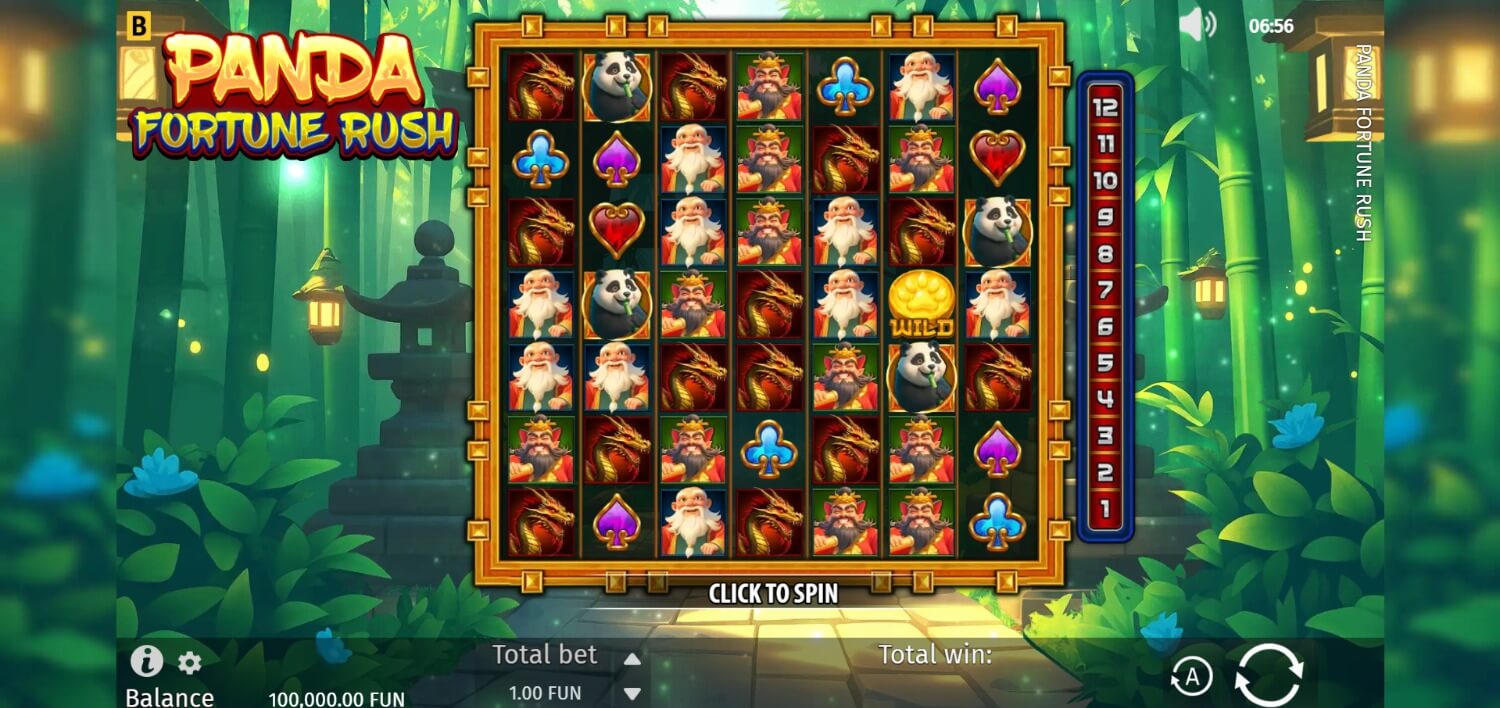 Скриншот слота Panda Warrior от Swintt