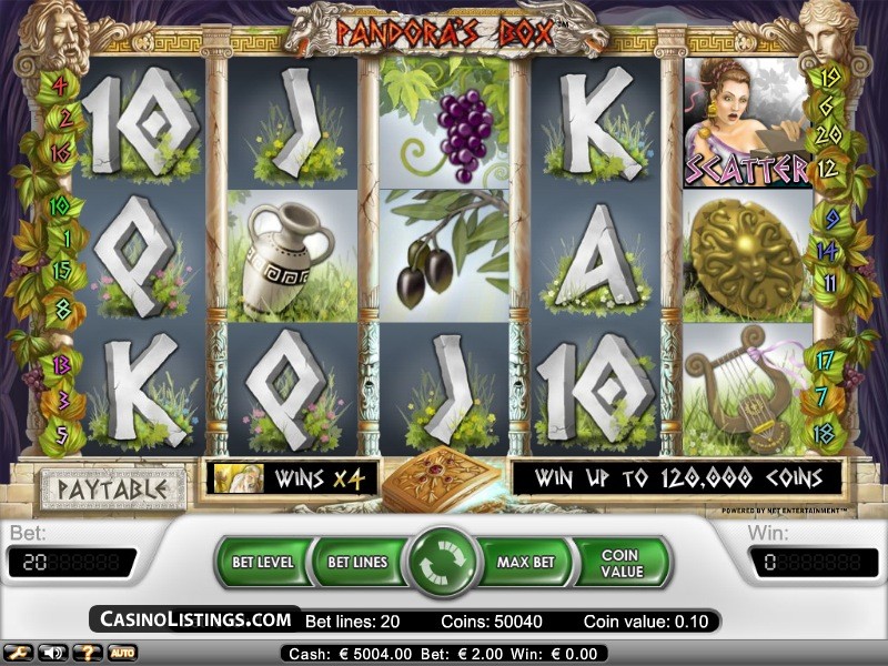 Скриншот слота Pandora’s Box от NetEnt