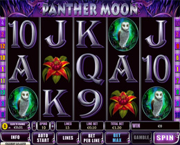 Скриншот слота Panther Moon от Playtech