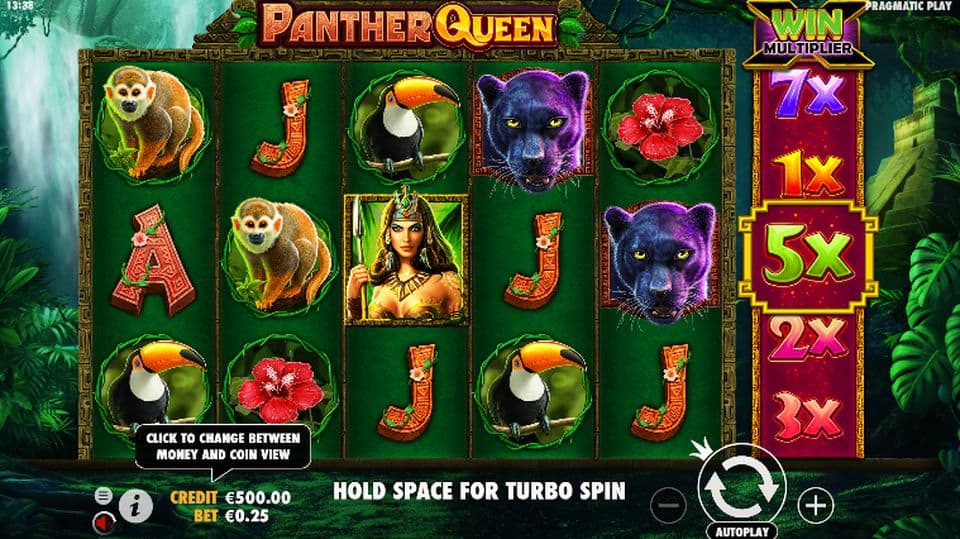 Скриншот слота Panther Queen от Pragmatic Play