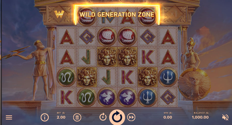 Скриншот слота Parthenon: Quest for Immortality от NetEnt