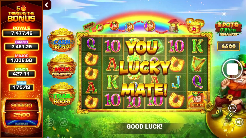 Скриншот слота Patric’s Riches от 7Mojos