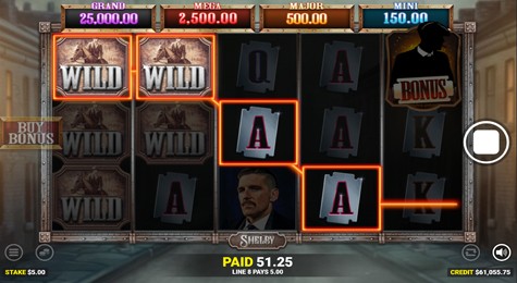 Скриншот слота Peaky Blinders от Pragmatic Play