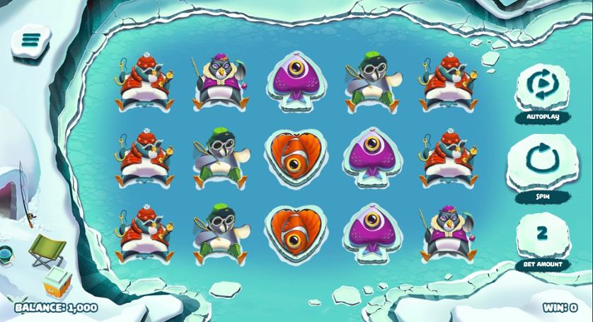 Скриншот слота Penguins Paradise от Woohoo Games