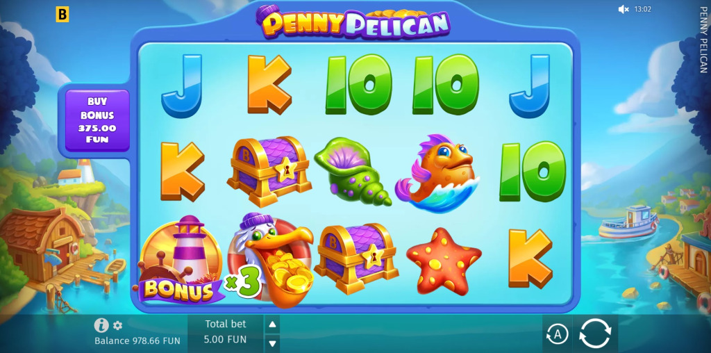Скриншот слота Penny Pelican от BGaming