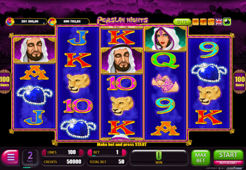 Скриншот слота Persian Nights от Belatra Games